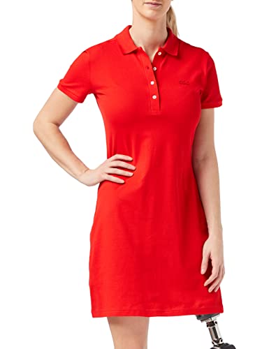 Lacoste Robe Femme Rouge 32