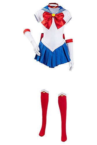 Costume de marin Moon Tsukino Usagi pour cosplay, Halloween, carnaval,