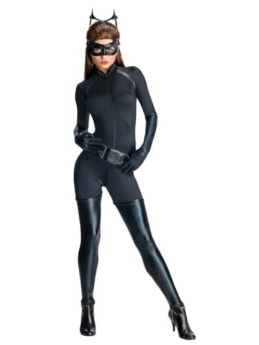 Rubies - Catwoman-Secret Wishes Catwoman Combinaison Masque/Ceinture/Serre-Tête Noir - Taille