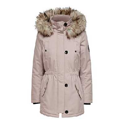 ONLY ONLIRIS Fur Winter Parka CC OTW Jacket, Vieux Rose, S Femme